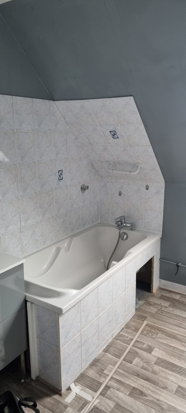Salle de bain avant rénovation