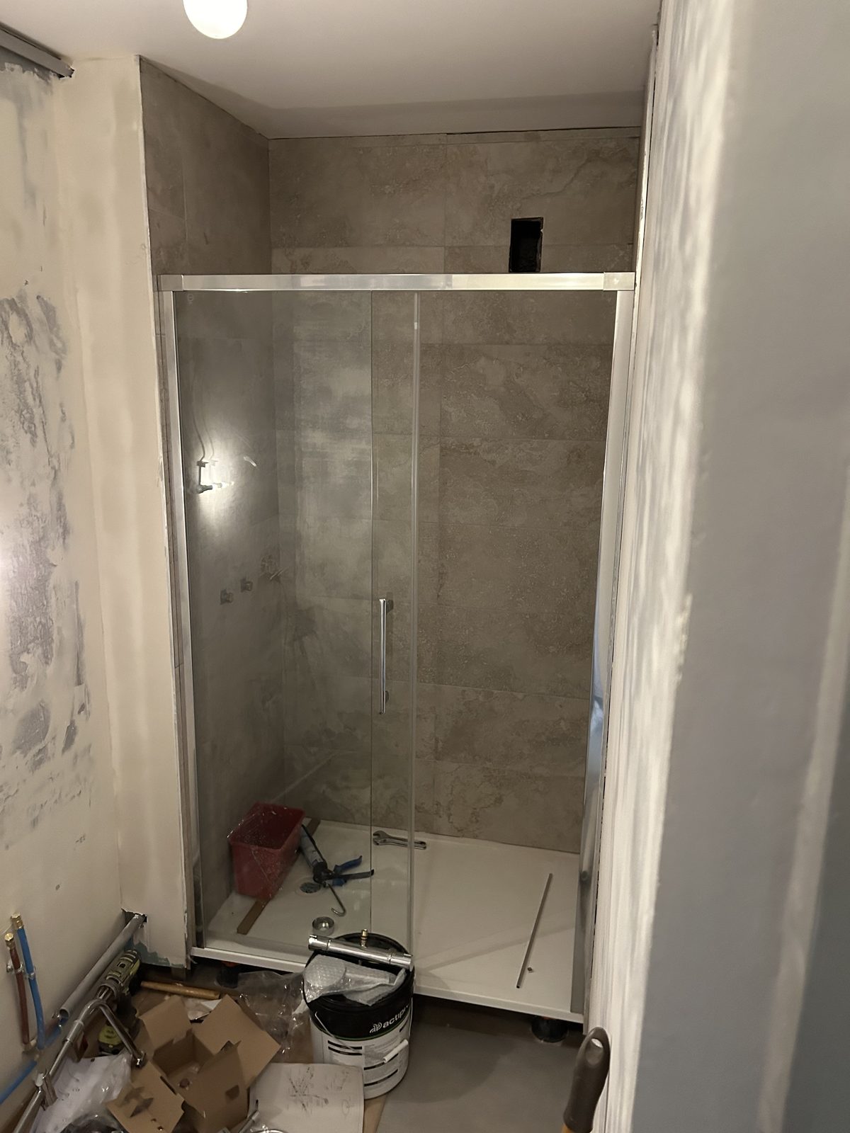 Douche à l'italienne